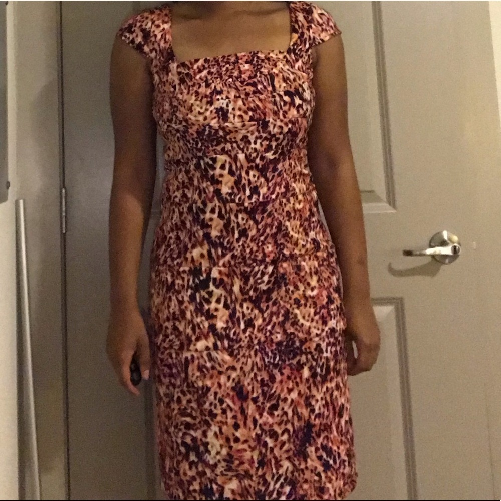 Multi color vintage style dress